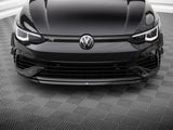 Front Splitter V.7 compatible with Volkswagen Golf R Mk8