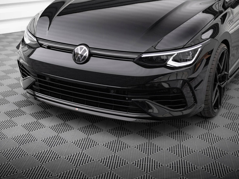 Front Splitter V.7 compatible with Volkswagen Golf R Mk8
