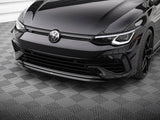 Front Splitter V.7 compatible with Volkswagen Golf R Mk8