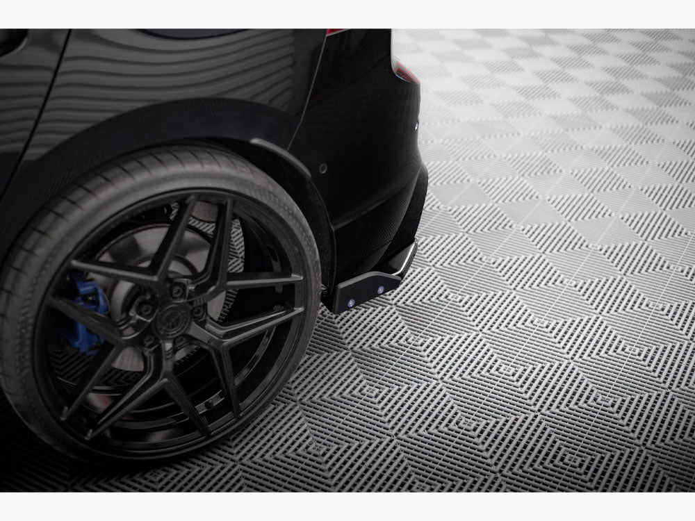 Rear Side Splitters V.5 + Flaps compatible with Volkswagen Golf R Hatchback Mk8