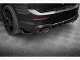 Rear Side Splitters V.5 + Flaps compatible with Volkswagen Golf R Hatchback Mk8