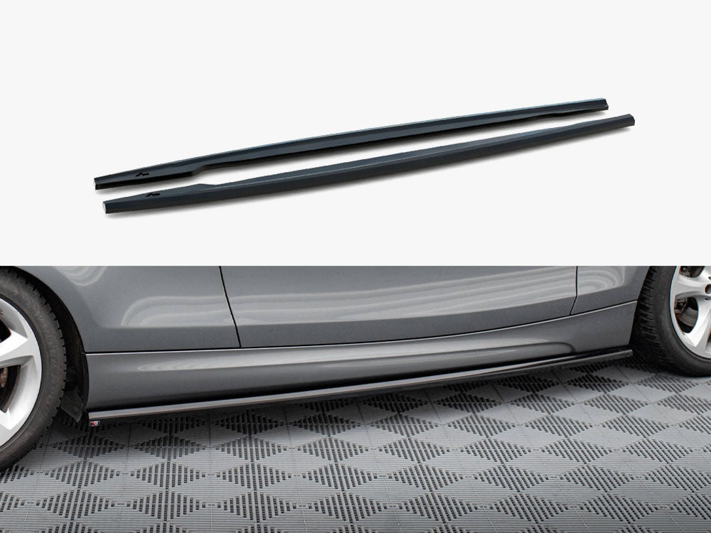 Side Skirts Diffusers compatible with BMW 1 M-Pack E82