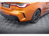 Rear Side Splitters V.1 compatible with BMW 4 M440i G22 / G23 / G22 Facelift / G23 Facelift