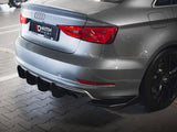Street PRO Rear Diffuser compatible with Audi S3 Sedan 8V