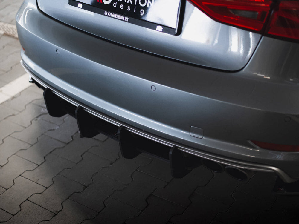 Street PRO Rear Diffuser compatible with Audi S3 Sedan 8V