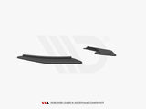 Street Pro Rear Side Splitters compatible with Audi S3 Sedan 8V