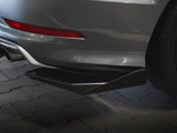 Street Pro Rear Side Splitters + Flaps compatible with Audi S3 Sedan 8V