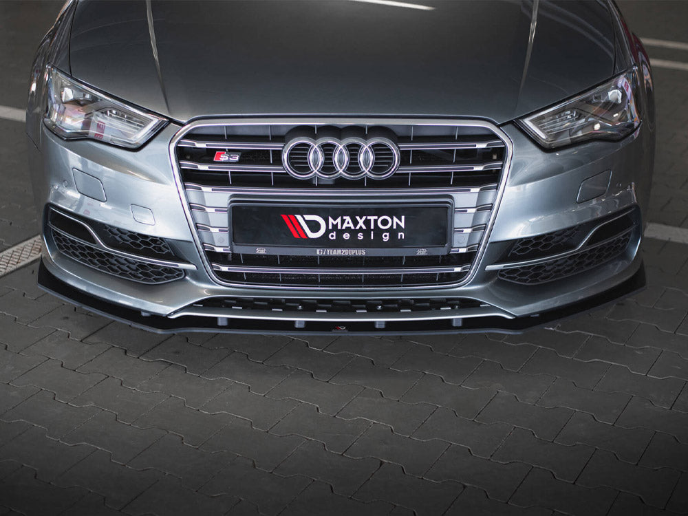 Street PRO Front Splitter compatible with Audi S3 / A3 S Line Sedan 8V