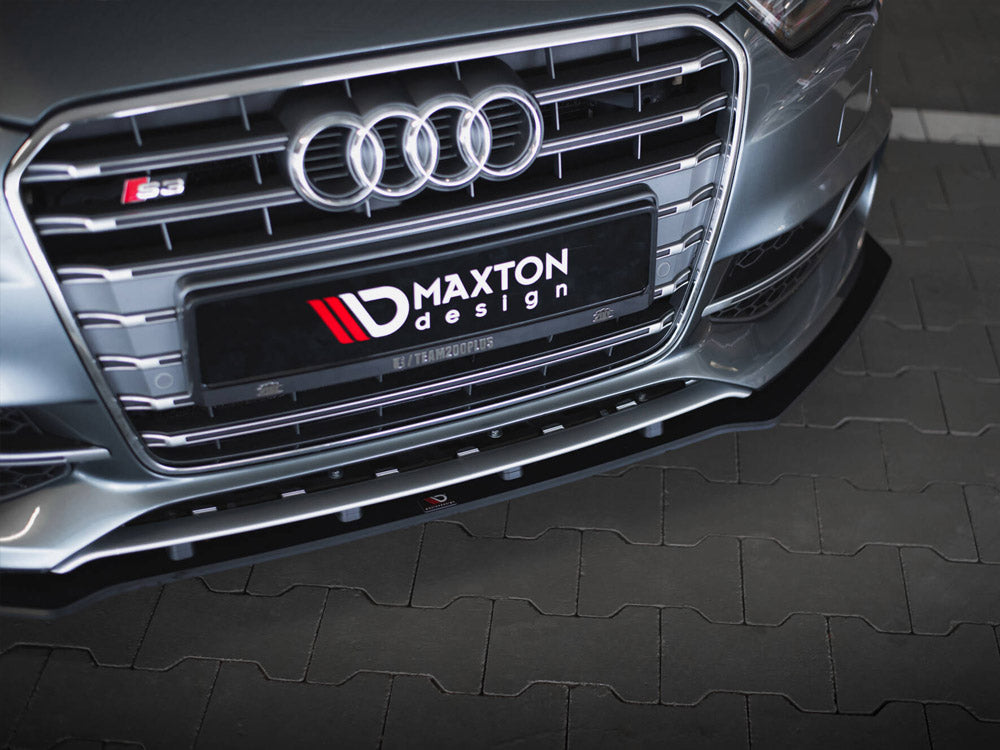Street PRO Front Splitter compatible with Audi S3 / A3 S Line Sedan 8V