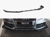 Street PRO Front Splitter + Flaps compatible with Audi S3 / A3 S Line Sedan 8V