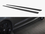 Street PRO Side Skirts Diffusers compatible with Audi S3 / A3 S Line Sedan 8V