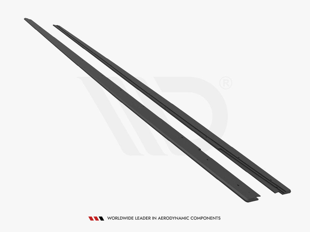 Street PRO Side Skirts Diffusers compatible with Audi S3 / A3 S Line Sedan 8V