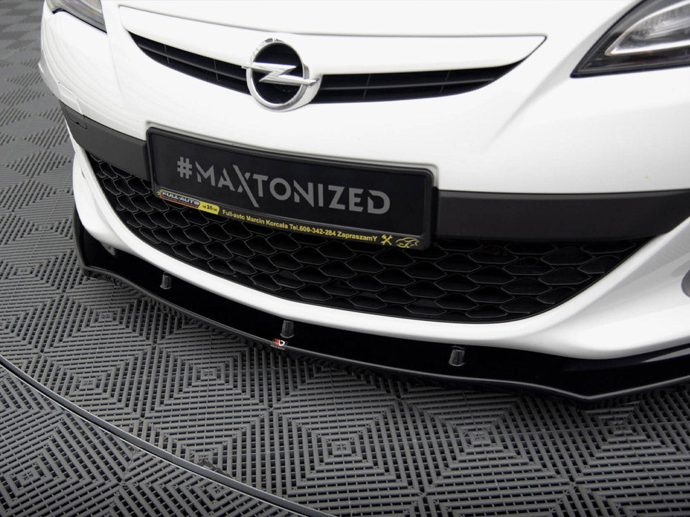 Front Splitter V.1 compatible with Opel Astra J OPC / VXR