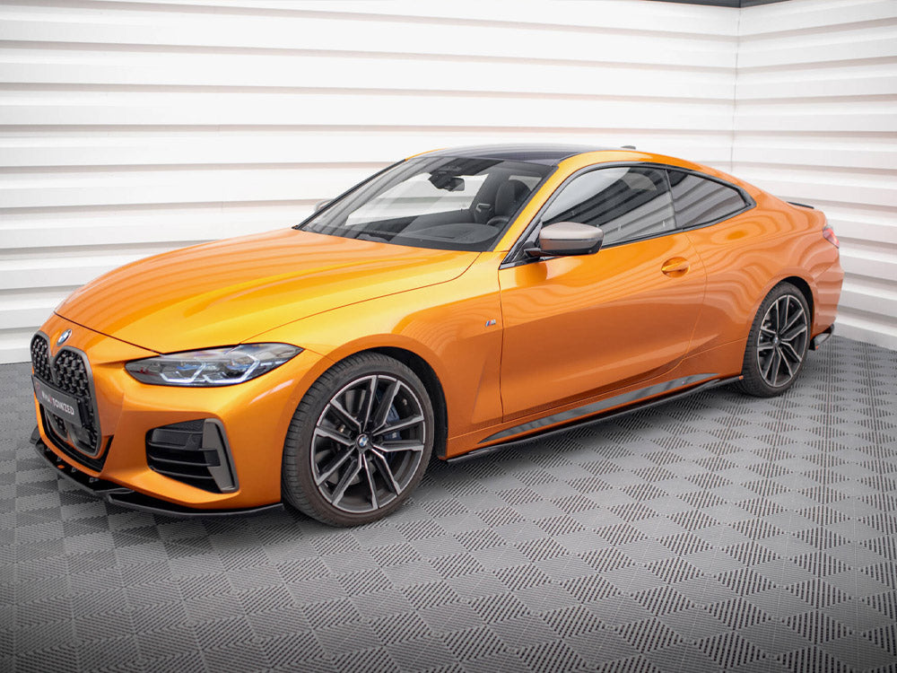 Side Skirts Diffusers V.3 compatible with BMW 4 M-Pack / M440i G22 / G23 / G22 Facelift / G23 Facelift
