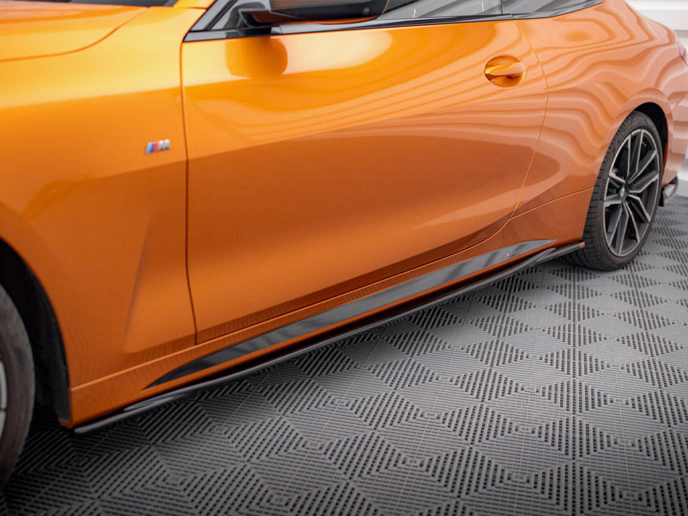 Side Skirts Diffusers V.3 compatible with BMW 4 M-Pack / M440i G22 / G23 / G22 Facelift / G23 Facelift
