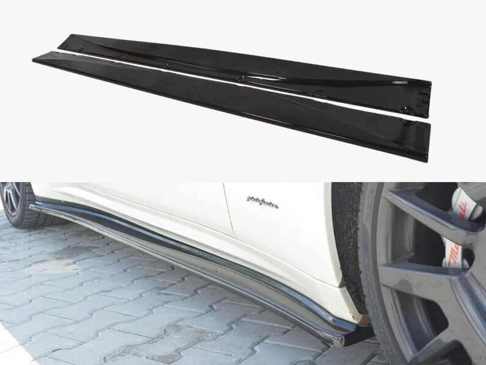 Side Skirts Diffusers compatible with Maserati Granturismo Mk1