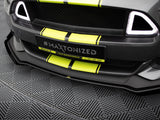Street PRO Front Splitter + Flaps compatible with Ford Mustang GT Mk6