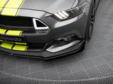 Street PRO Front Splitter + Flaps compatible with Ford Mustang GT Mk6
