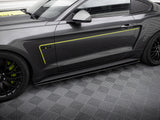 Street PRO Side Skirts Diffusers compatible with Ford Mustang GT Mk6