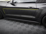 Street PRO Side Skirts Diffusers compatible with Ford Mustang GT Mk6