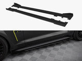 Street PRO Side Skirts Diffusers + Flaps compatible with Ford Mustang GT Mk6
