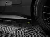 Street PRO Side Skirts Diffusers + Flaps compatible with Ford Mustang GT Mk6