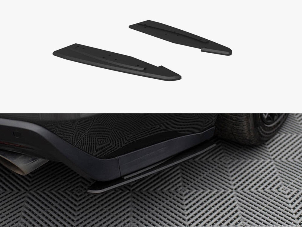 Street Pro Rear Side Splitters compatible with Ford Mustang GT Mk6
