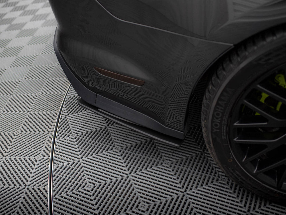 Street Pro Rear Side Splitters compatible with Ford Mustang GT Mk6