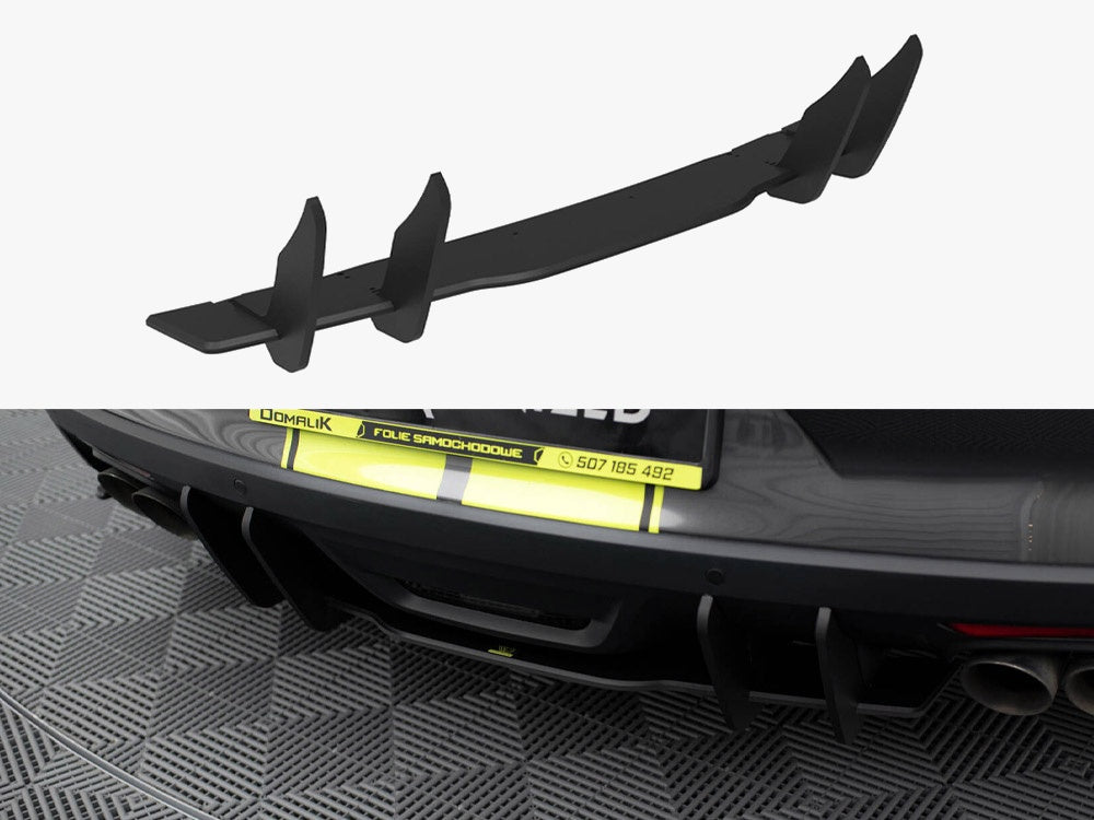 Street PRO Rear Diffuser compatible with Ford Mustang GT Mk6 Roush Performance
