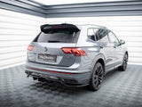 Rear Splitter (Vertical Bars) compatible with Volkswagen Tiguan Allspace R-Line Mk2 Facelift