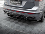 Rear Splitter (Vertical Bars) compatible with Volkswagen Tiguan Allspace R-Line Mk2 Facelift