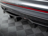 Rear Splitter (Vertical Bars) compatible with Volkswagen Tiguan Allspace R-Line Mk2 Facelift