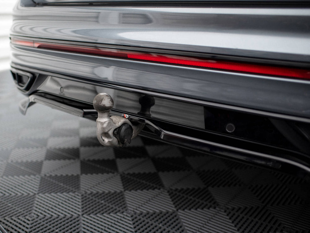 Rear Splitter (Vertical Bars) compatible with Volkswagen Tiguan Allspace R-Line Mk2 Facelift