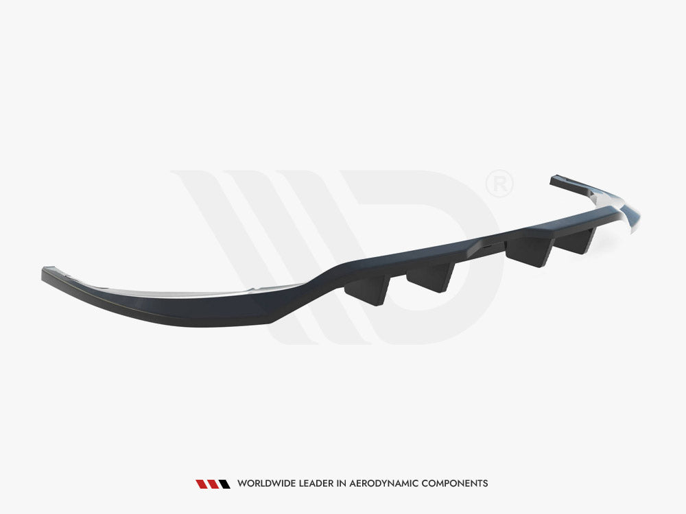 Rear Splitter (Vertical Bars) compatible with Volkswagen Tiguan Allspace R-Line Mk2 Facelift