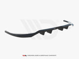 Rear Splitter (Vertical Bars) compatible with Volkswagen Tiguan Allspace R-Line Mk2 Facelift