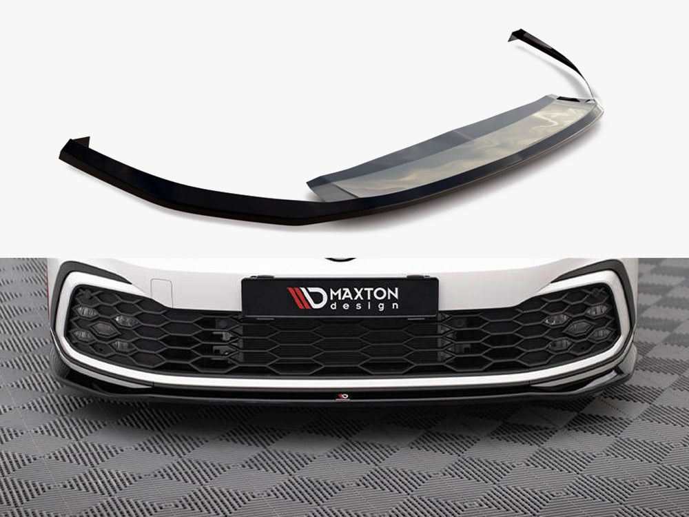 Front Splitter V.7 compatible with Volkswagen Golf GTI / GTE / GTD / R-Line Mk8