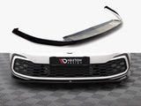 Front Splitter V.7 compatible with Volkswagen Golf GTI / GTE / GTD / R-Line Mk8