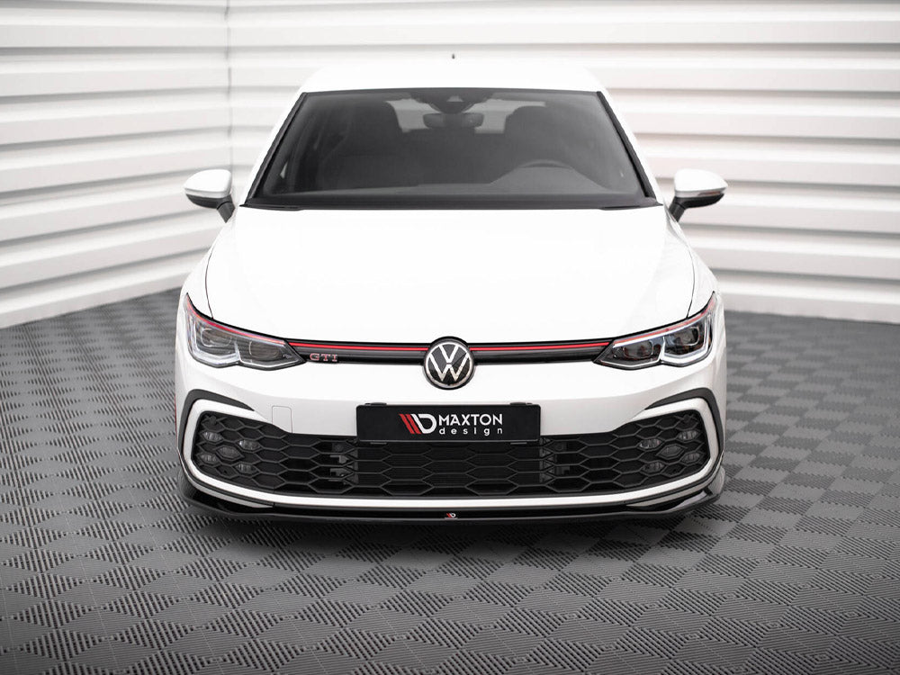 Front Splitter V.7 compatible with Volkswagen Golf GTI / GTE / GTD / R-Line Mk8