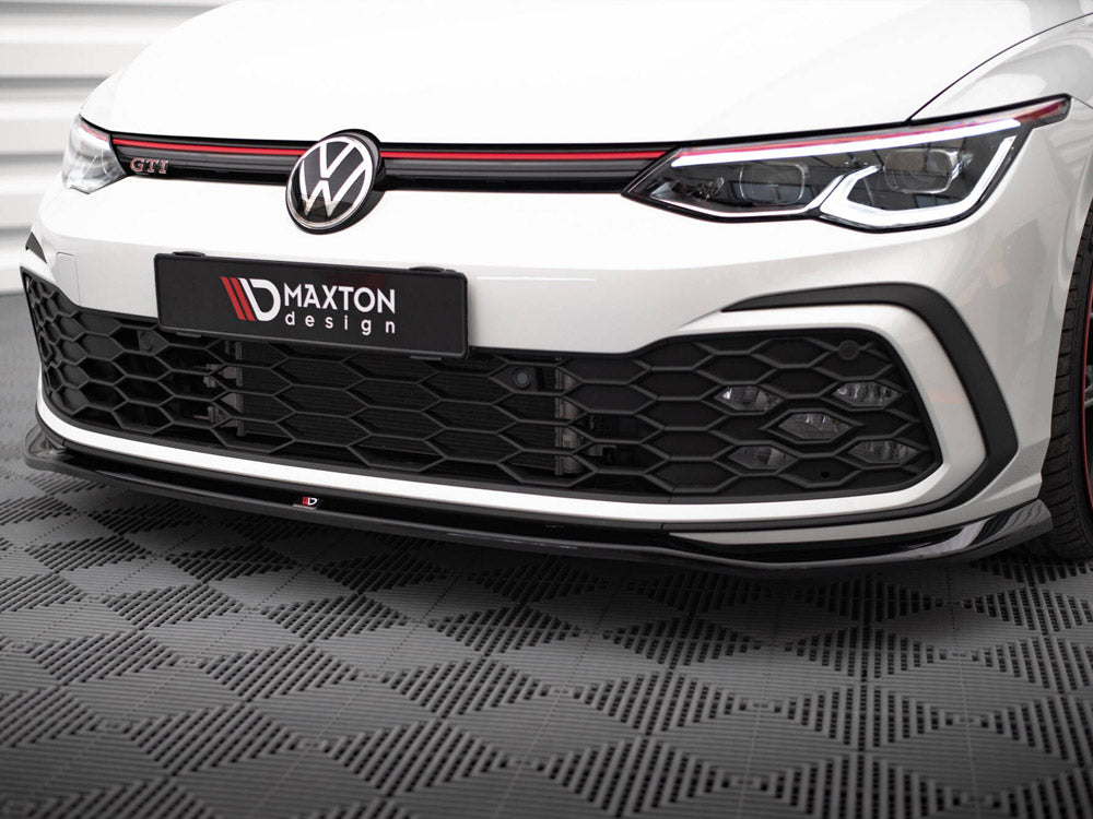 Front Splitter V.7 compatible with Volkswagen Golf GTI / GTE / GTD / R-Line Mk8