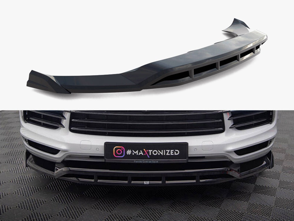 Front Splitter compatible with Porsche Cayenne Coupe / SUV Mk3