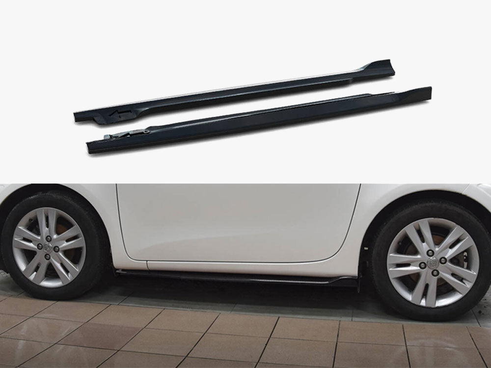Side Skirts Diffusers compatible with Toyota iQ