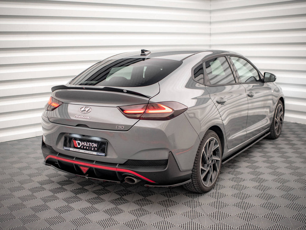 Rear Side Splitters compatible with Hyundai i30 Fastback N Line Mk3 Facelift