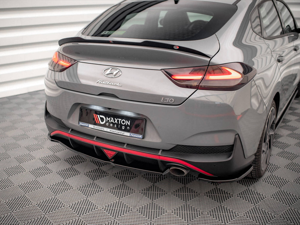 Rear Side Splitters compatible with Hyundai i30 Fastback N Line Mk3 Facelift