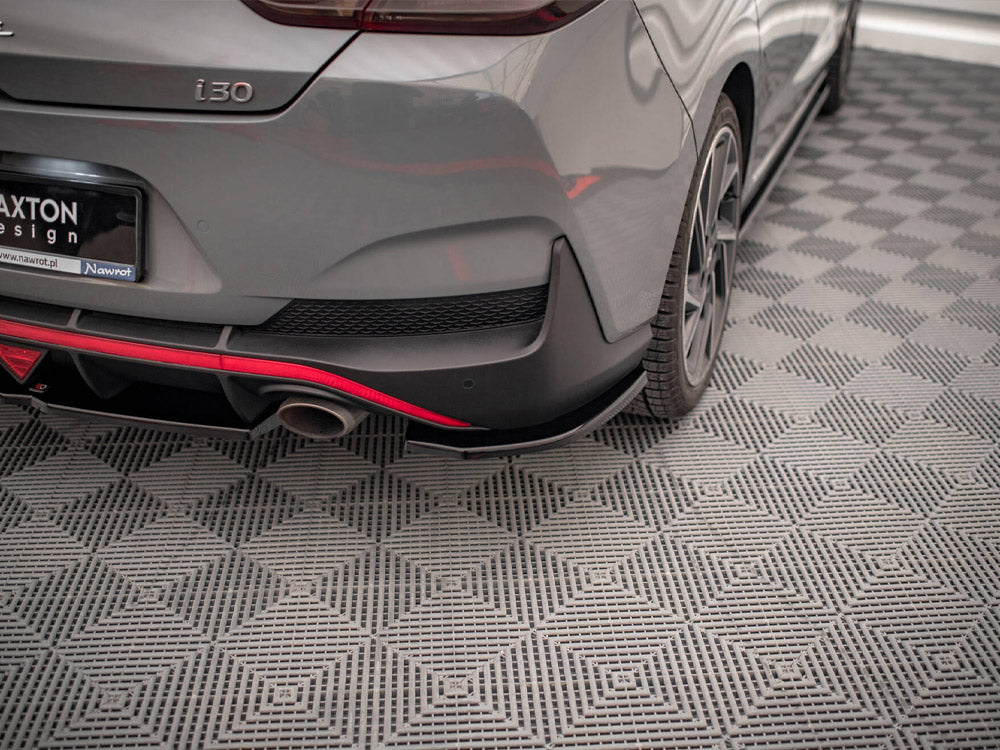 Rear Side Splitters compatible with Hyundai i30 Fastback N Line Mk3 Facelift