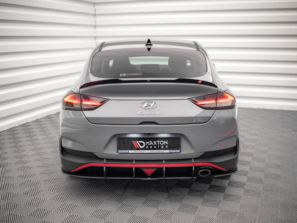 Street PRO Rear Diffuser compatible with Hyundai i30 Fastback N Line Mk3 Facelift