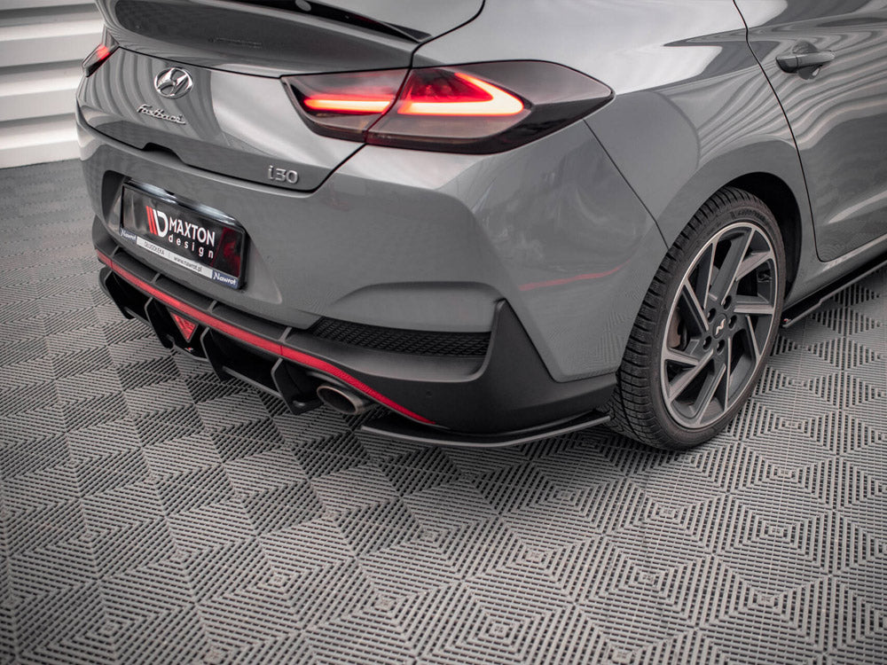 Street PRO Rear Diffuser compatible with Hyundai i30 Fastback N Line Mk3 Facelift