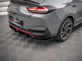 Street PRO Rear Diffuser compatible with Hyundai i30 Fastback N Line Mk3 Facelift