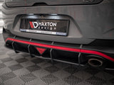 Street PRO Rear Diffuser + Flaps compatible with Hyundai i30 Fastback N Line Mk3 Facelift