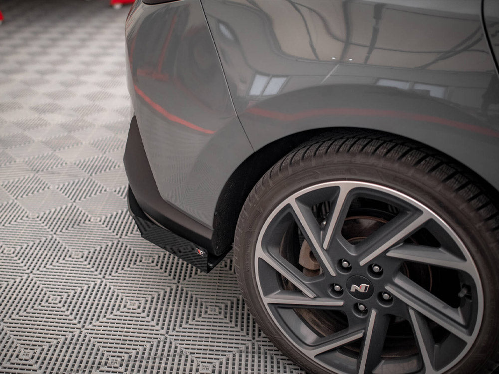 Street PRO Rear Diffuser + Flaps compatible with Hyundai i30 Fastback N Line Mk3 Facelift
