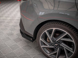 Street PRO Rear Diffuser + Flaps compatible with Hyundai i30 Fastback N Line Mk3 Facelift